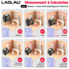 3-in-1 Laser Distance Measurer with Tape Measure and Cross-Line Level