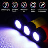 Mini lampe de poche USB rechargeable sur porte-clés