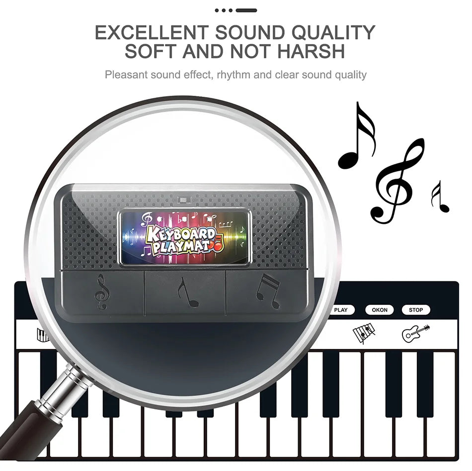 Interactive Musical Piano Play Mat for Kids