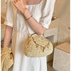 Bolso Cruzado Bohemio de Paja Artesanal