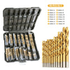 Titanium-Coated Hex Shank Drill Bit Set