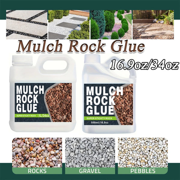 Mulch & Gravel Lock Adhesive for Paths, Patios, and Garden Borders