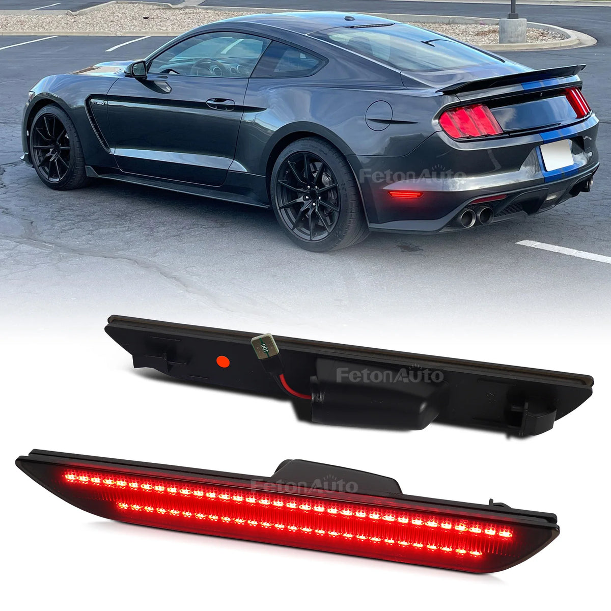 Dynamic LED Side Marker Lights for Ford Mustang 2015-2023