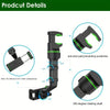 Rearview Mirror Phone Mount - 360° Rotatable & Retractable