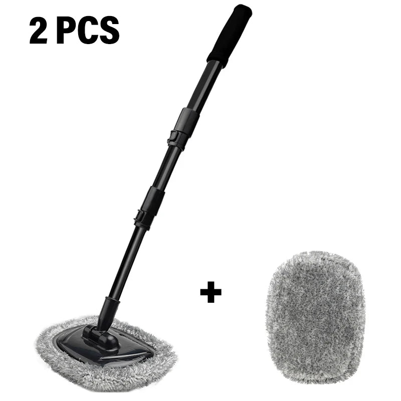 Telescoping Car Wash Mop with Rotating Head