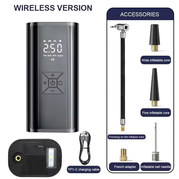 Portable Wireless Tire Inflator