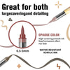 Professional Soft Tip Acrylic Marker Set