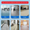 Various indoor and outdoor flooring applications including office, factory, garage, balcony, bathroom, and living room surfac
