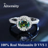 Adjustable Moissanite Ring with Tension Setting