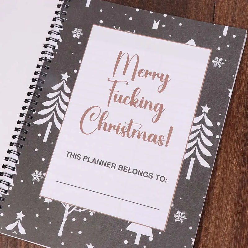 Christmas Holiday Planner & Gift Tracker Notebook