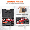 3-Piece Manual Ratchet Pipe Threader Kit with Carrying Case