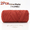 Elastic T-Shirt Yarn for Crochet and Knitting (2-Pack, 50m Each)