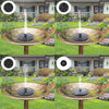 Solar-Powered Floating Fountain Pump for Bird Baths & Ponds