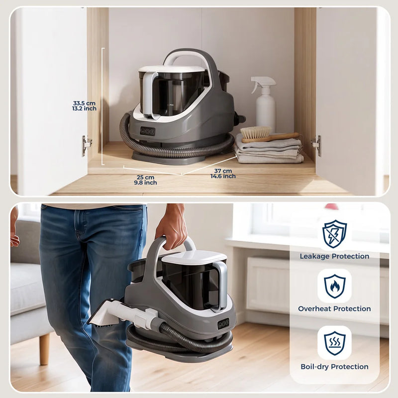 Handheld-Dampfreiniger für Teppiche & Polster