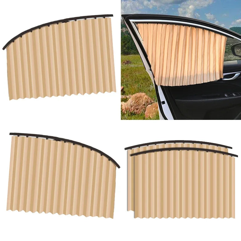 Magnetic Car Window Sun Shades - Set of 2