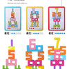 Montessori Wooden Number Puzzle - Counting & Stacking Toy for Kids