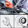 Reversible Ratchet Wrench with 180° Pivoting Head