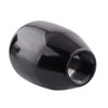 Black aluminum gear shift knob with adapters