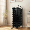 10-Drawer Rolling Storage Cart