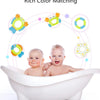Floating Octopus Bath Toy with Ring Toss Game