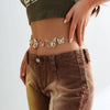 Vintage Butterfly Waist Chain with Tassel Detail