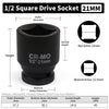 Heavy-Duty Square Drive Impact Socket Adapter Set