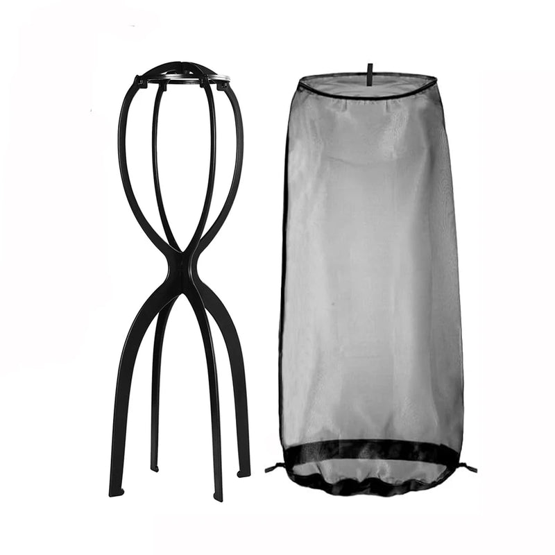 Mannequin de perruque réglable avec sac de transport