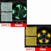 Multicolor Reflective Wheel Hub Stickers for Cars and Motorcycles