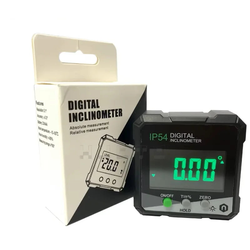 Magnetic Digital Angle Level with 4 × 90° Measurement Range