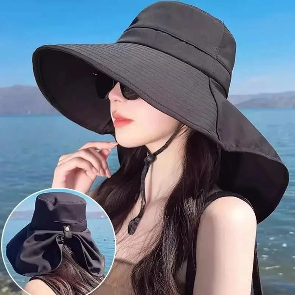 Versatile Wide Brim Straw Sun Hat