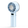 Portable High-Speed Rechargeable Handheld Fan with LED Display