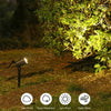 9-LED Solar-Powered Outdoor Spotlight