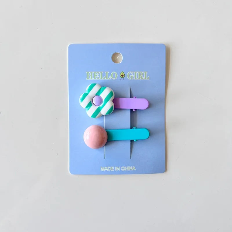 Pinza para el pelo con forma de pez para niñas