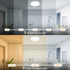 Rechargeable Motion-Sensor Ceiling Light with Remote Control