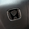 Carbon Fiber Steering Wheel Emblem Decals for Honda Models 2015-2022