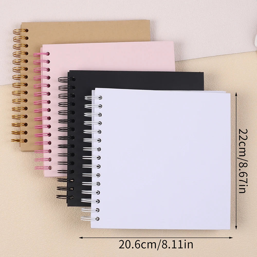 Hardcover Scrapbook with Photo Display Window – 40 Blank Pages