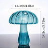 Colorful Glass Mushroom Vase for Hydroponic Plants