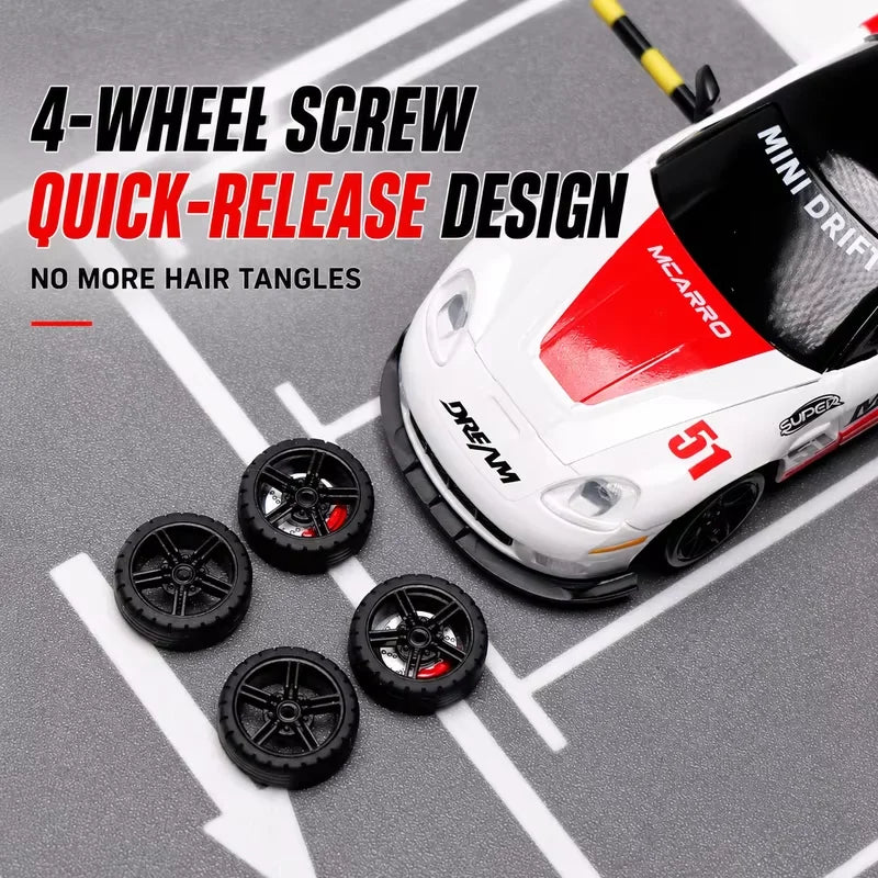 Mini 4WD RC Drift Car with Gyro Stabilizer