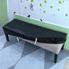Waterproof PU Leather Bench Cover – Stretch Fit, Removable & Washable