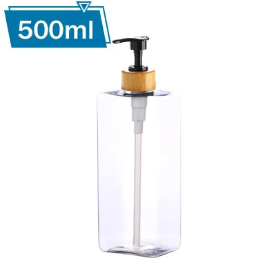 500ml Refillable Pump Bottles for Shampoo, Lotion & Body Wash