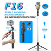 Adjustable Selfie Stick Tripod with Bluetooth Remote and Fill Light