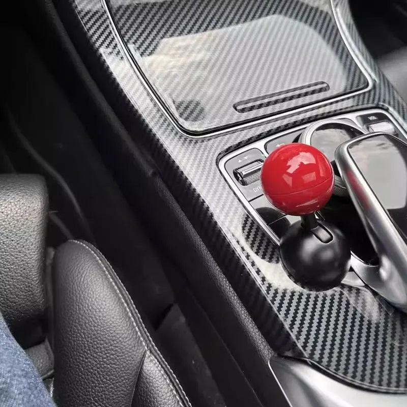 Universal Car Push-to-Start Button Cover in Red or Blue
