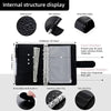 A6 PU Leather Budget Binder with Cash Envelope Organizer