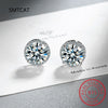 Dazzling Moissanite Stud Earrings