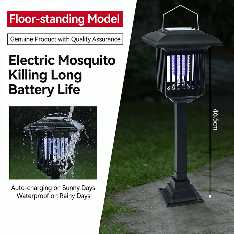 Solar-Powered Mosquito & Insect Zapper