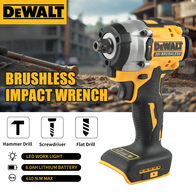 DEWALT DCF921 Atomic 20V MAX* Cordless Impact Wrench (Tool Only)