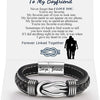Infinity Knot Leather Bracelet for Men