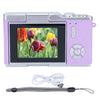 48MP Digital Camera with Flip Screen and LED Light