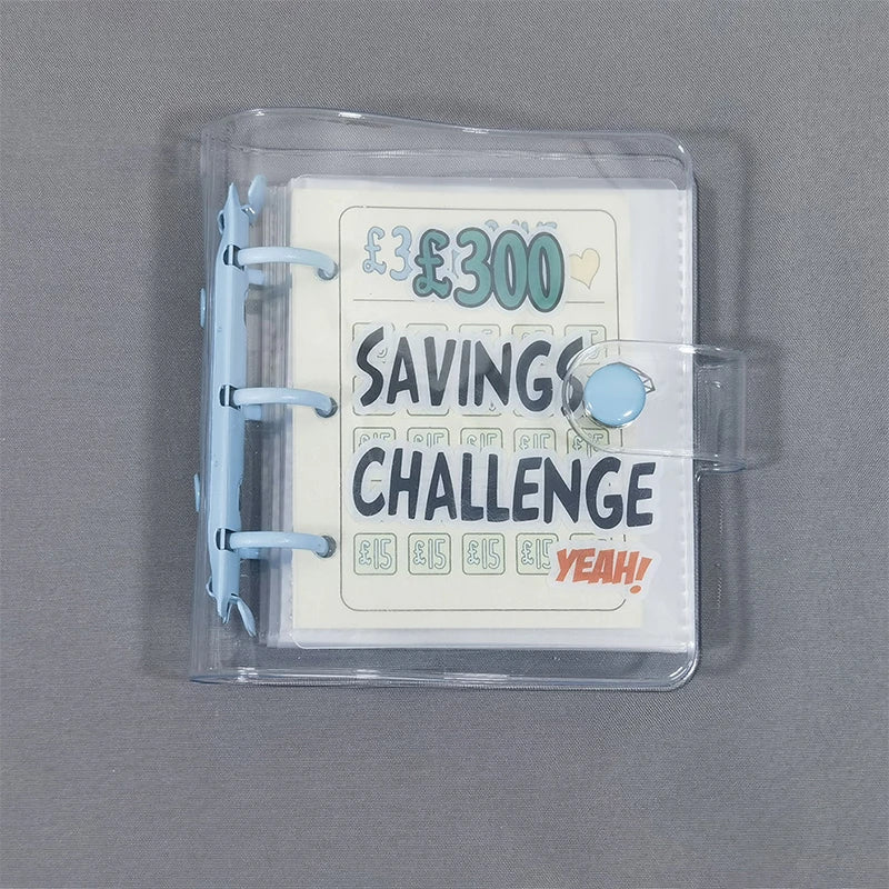 Compact Savings Challenge Binder with Envelopes