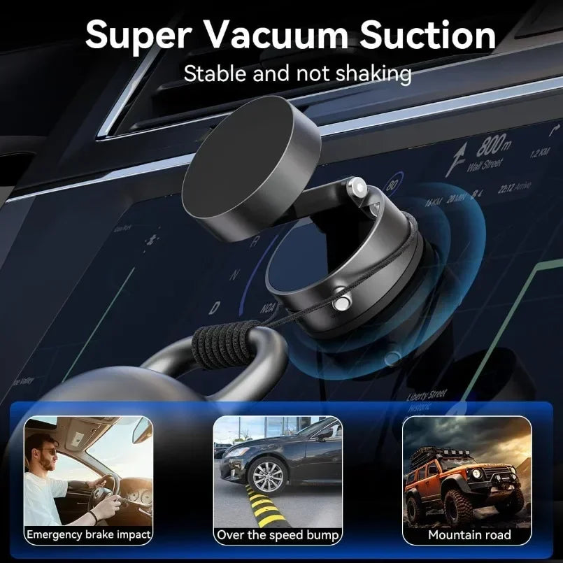 Magnetic Retractable Car Phone Mount